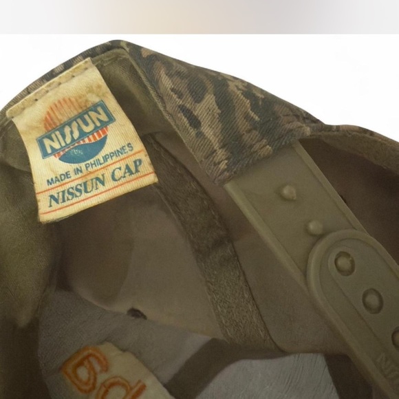 Vintage Camo "Bubba Ball" Hat - Funny Custom Snapback Dad Cap Nissun - Picture 3 of 3